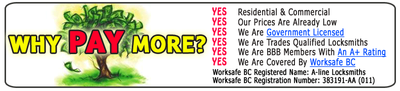 A-Line Locksmiths, Vancouver, BC